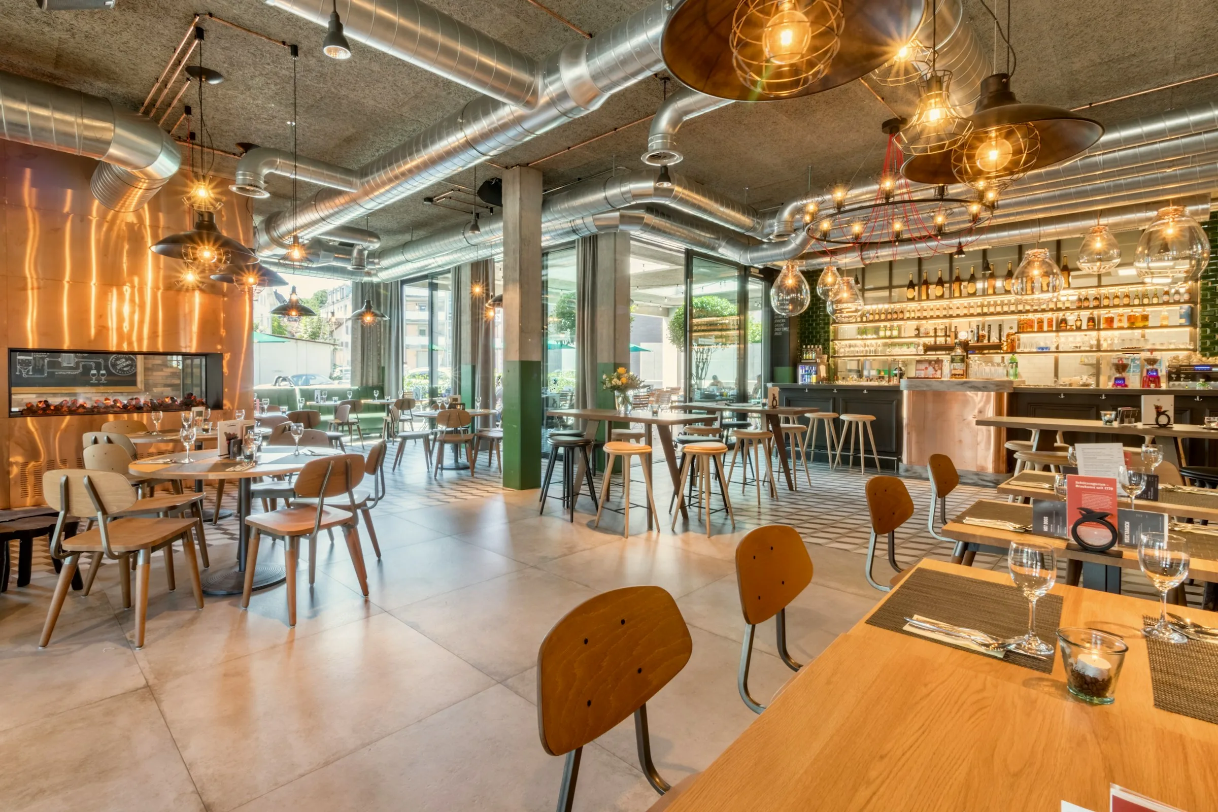 Restaurant and bar interior