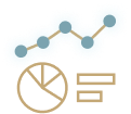 Magnifying glass over a network with nodes and connecting lines, symbolizing analysis or audit.