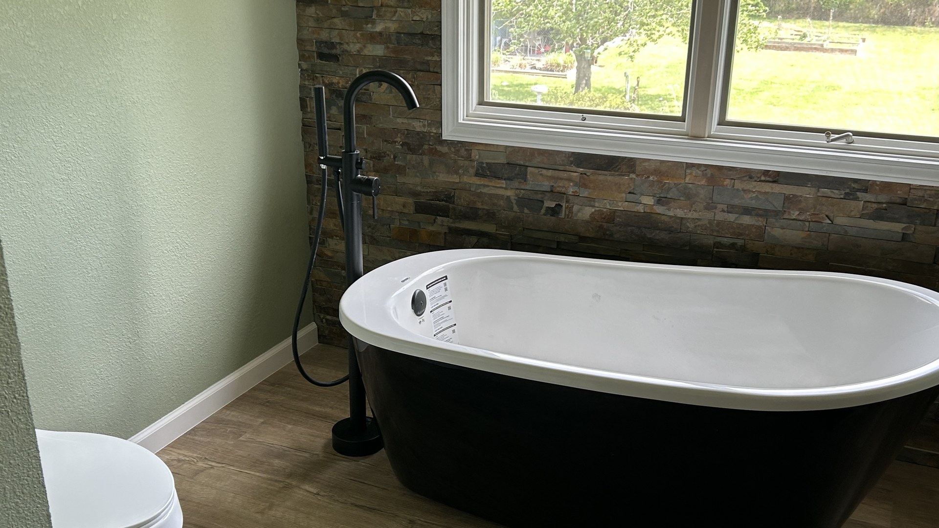 Modern Bathroom Remodel with Freestanding Tub