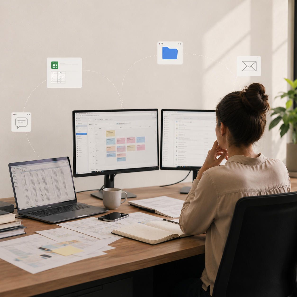 image of tech solutions demonstration (for a hr tech)