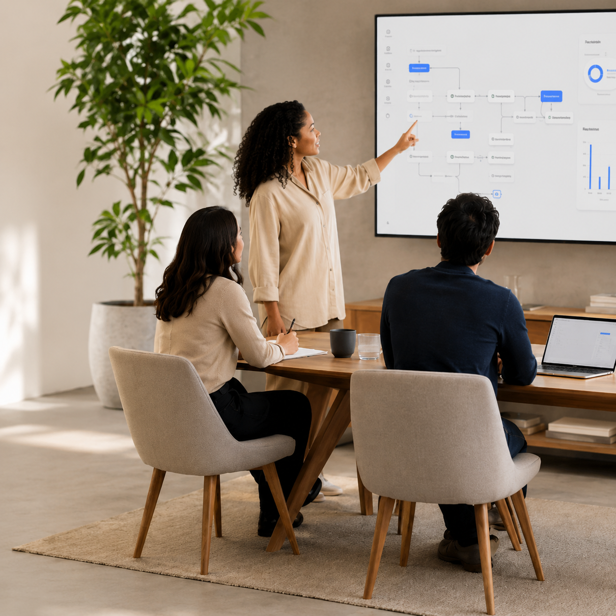 image of tech solutions demonstration (for a hr tech)