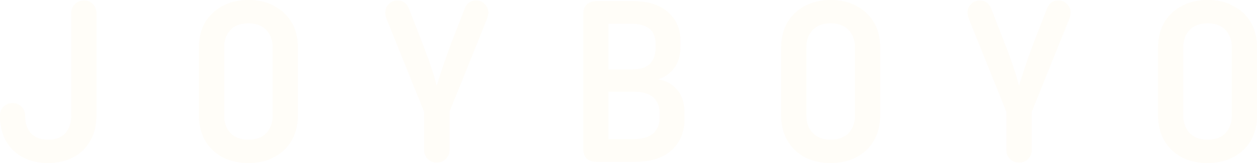 JOYBOYO text logo in bold white capital letters on a black background.