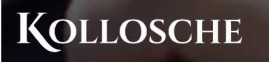 The image shows the word "Kollosche" in white text on a dark background.