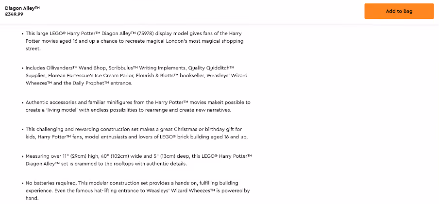 Chasing seasonal search intent lego example
