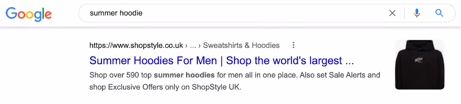 chasing seasonal search intent