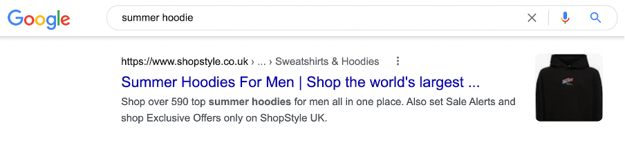 chasing seasonal search intent