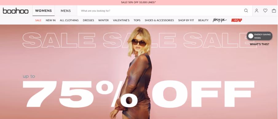 AI competitive edge in action boohoo example