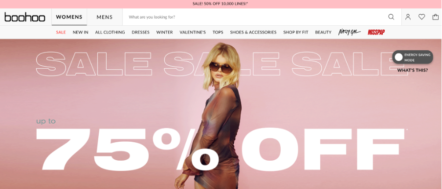 AI competitive edge in action boohoo example