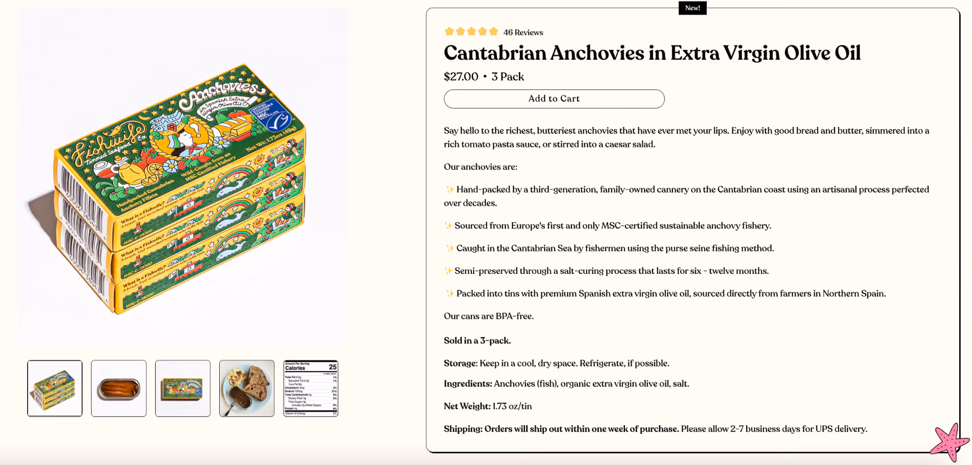 Fishwife product description example