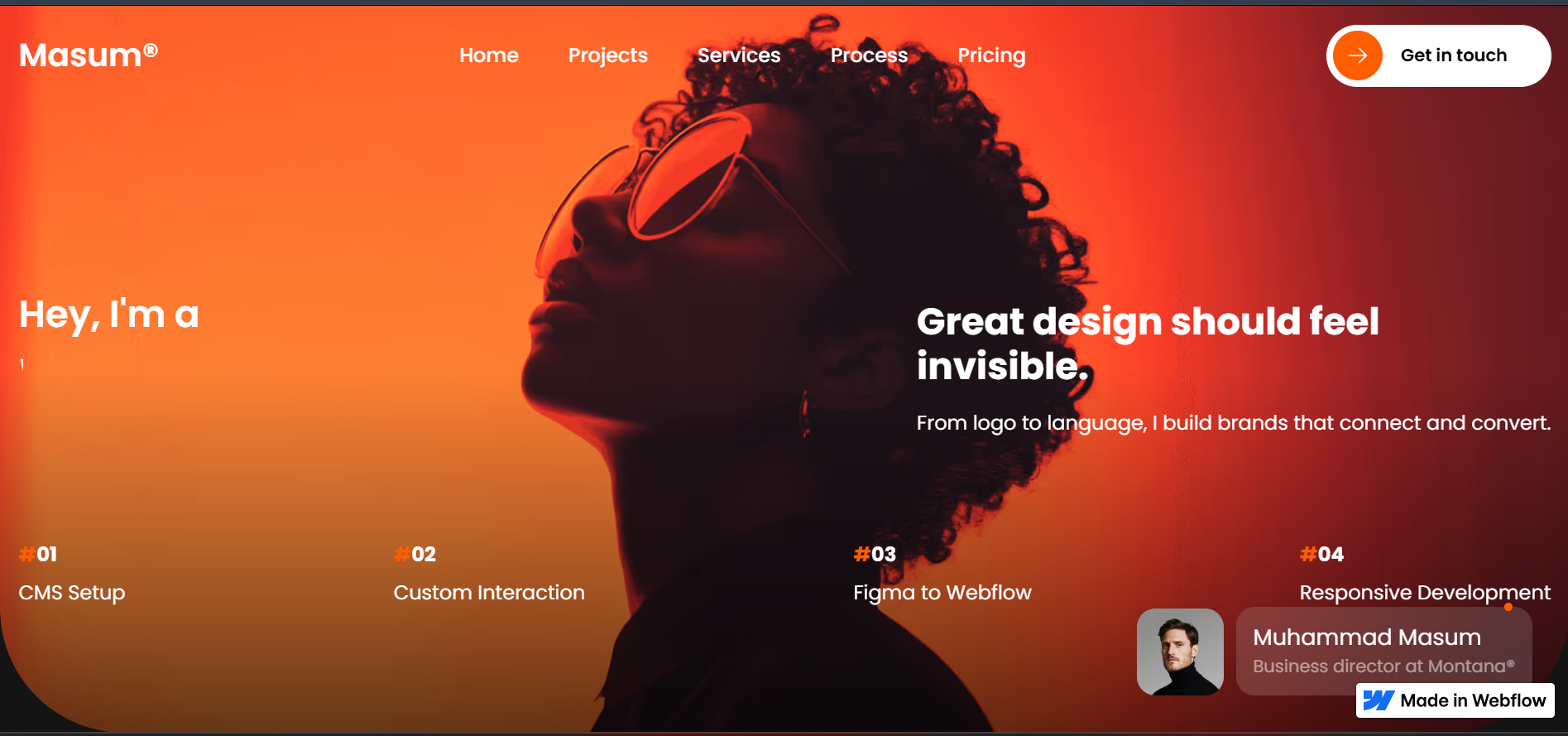 Masum®  Personal Brand & Portfolio Website