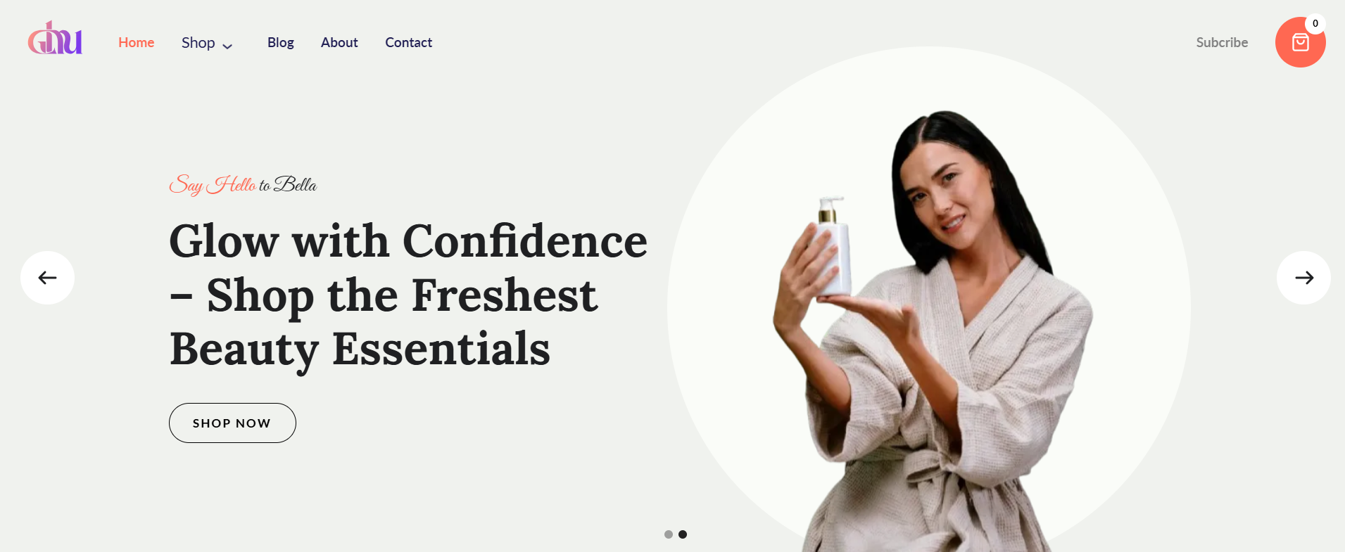Bella  Beauty & Wellness Ecommerce Website