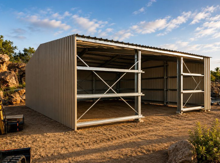 Photo: Colorbond Shed Build, Darwin
