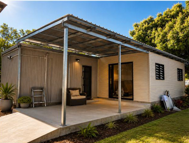 Photo: Steel-Framed Patio & Alfresco, Darwin