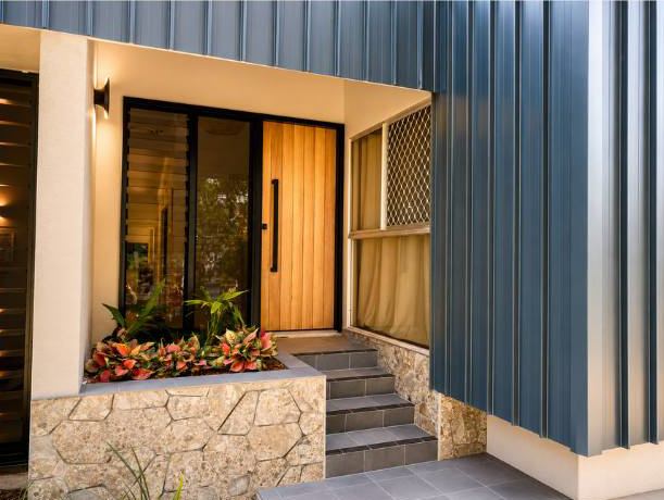 Photo: Steel-Clad Entry Renovation, Darwin