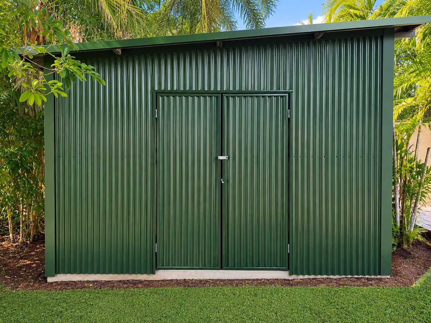 Garden shed project completed by M&K Carpentry