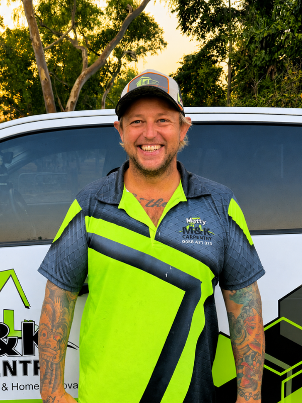 Matt Sartori, owner and lead carpenter at M&K Carpentry.