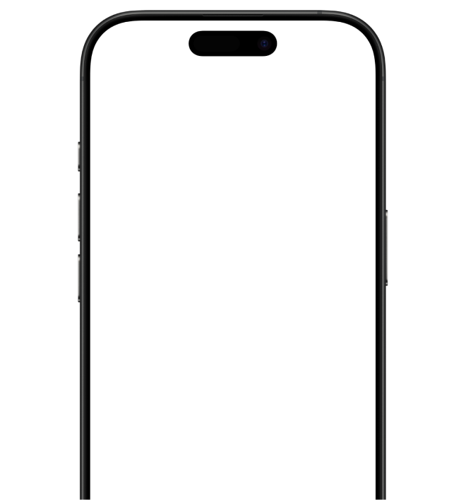 Smartphone with a white hexagon and checkmark icon displayed in the center of the screen.