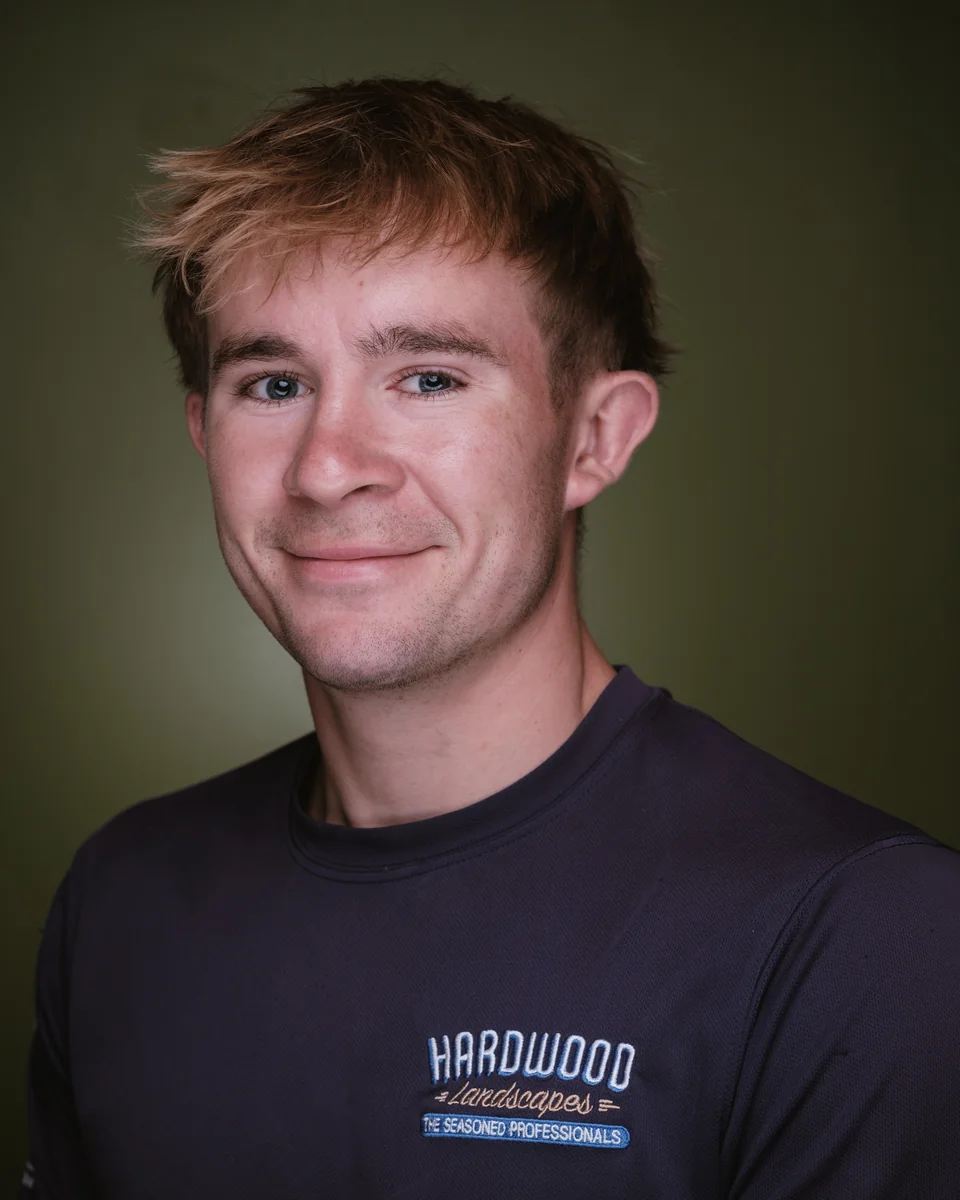 Harry Coiley, project manager at Hardwood Landscapes