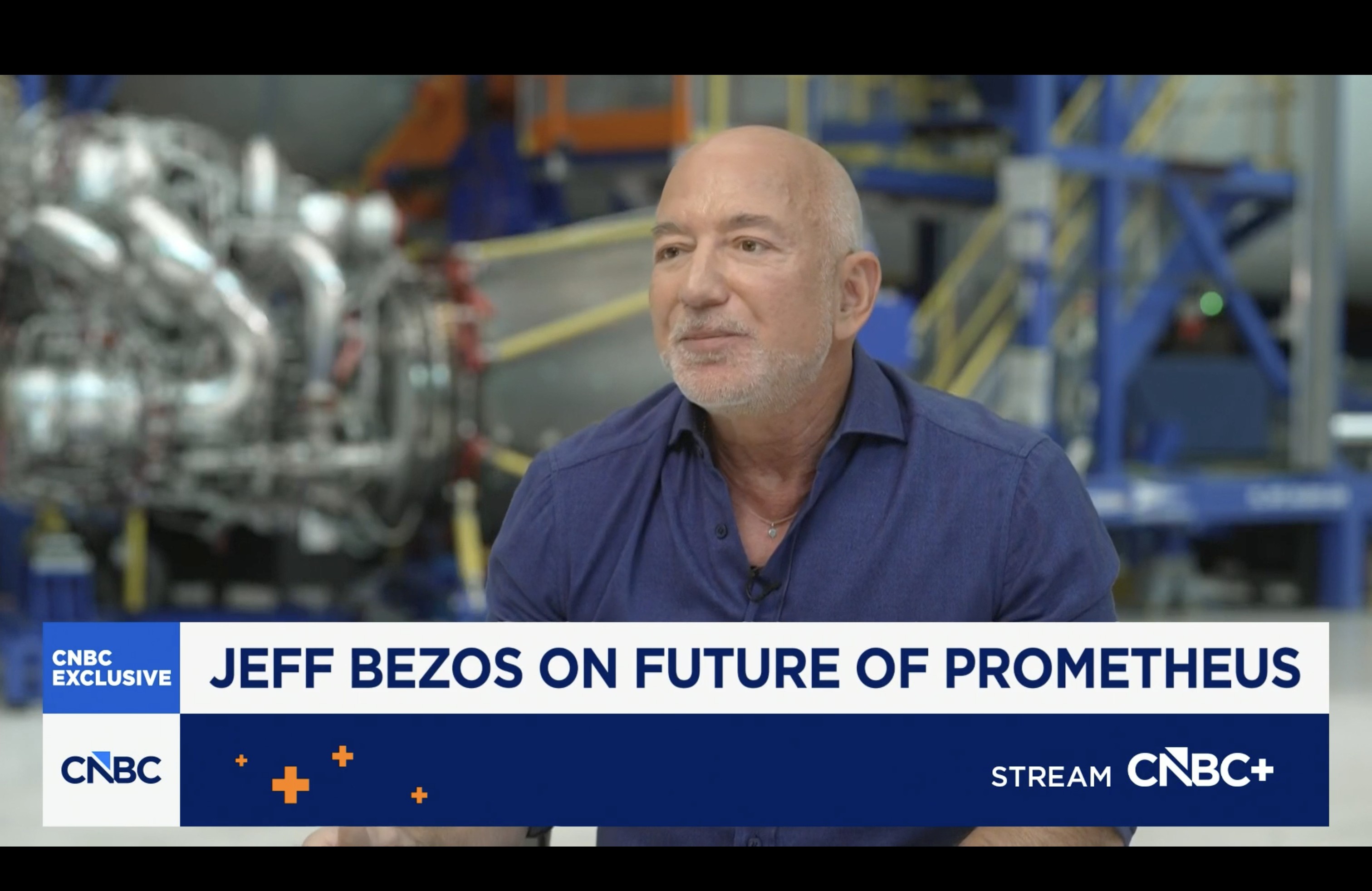 Jeff Bezos discussing Project Prometheus