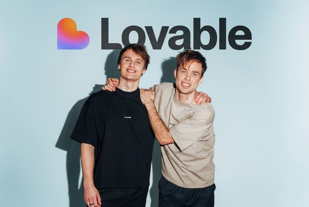 Lovable founders Anton Osika and Fabian Hedin