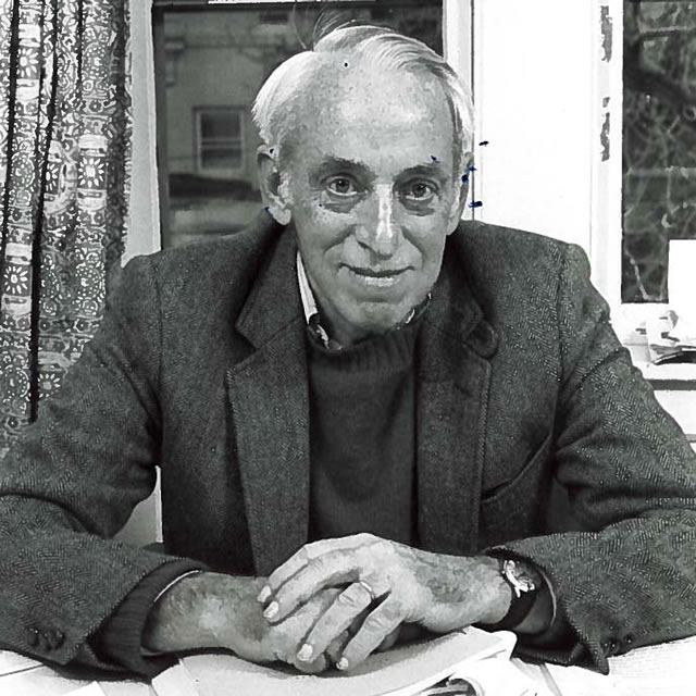 James Tobin at his desk