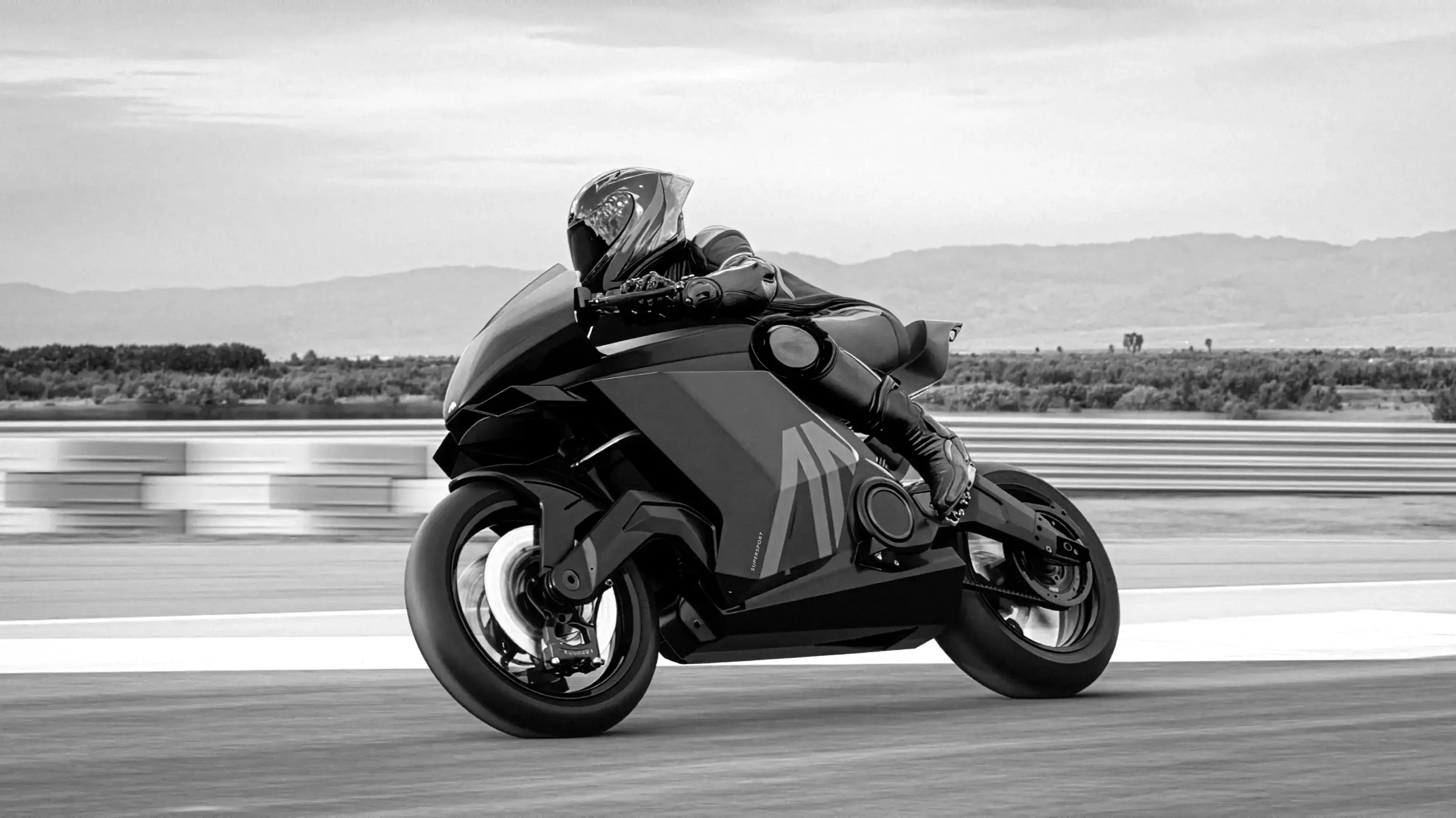 Arc Supersport image showing a concept render on track