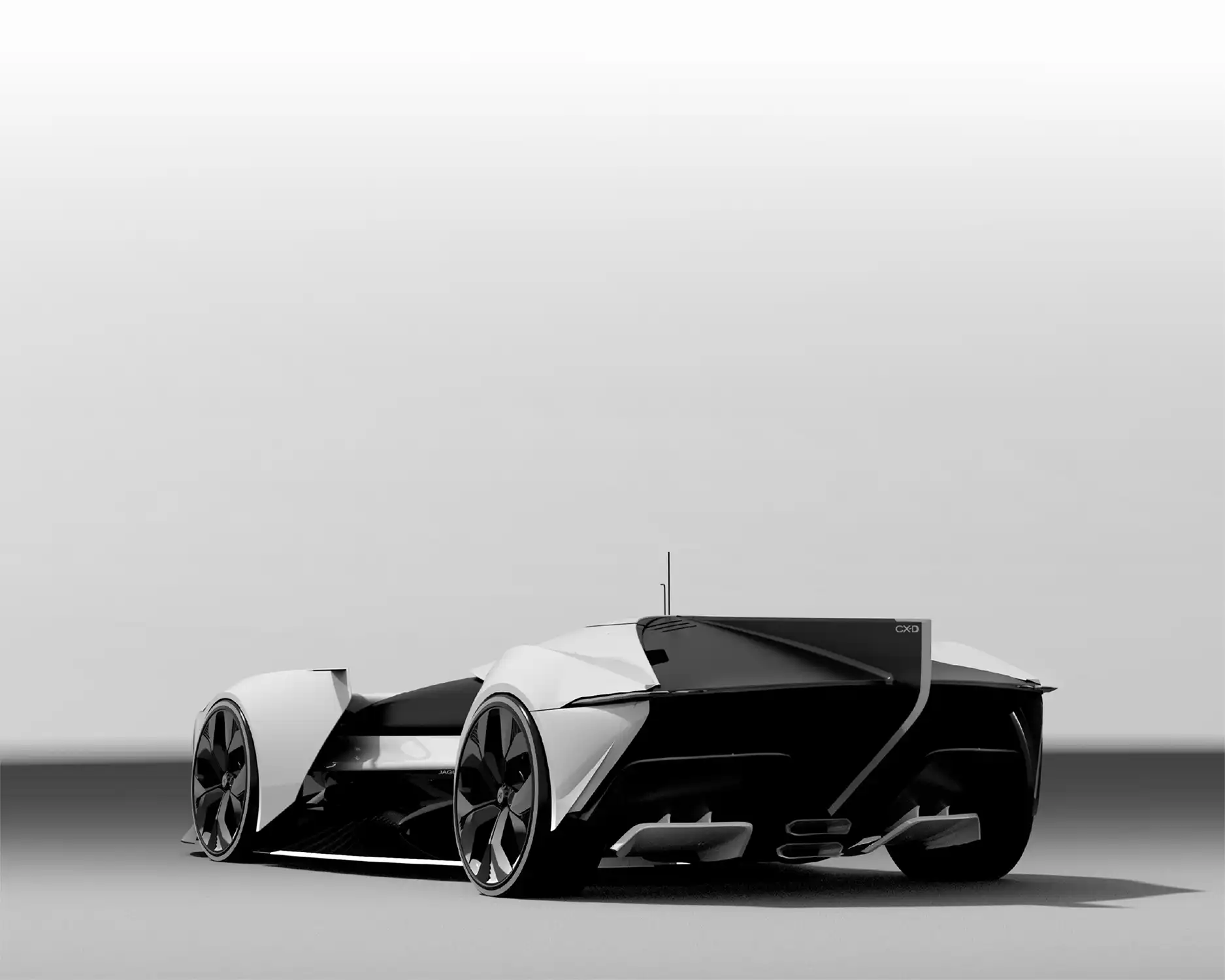 Vehicle engineering services image showing concept rendering of a high performance sports car