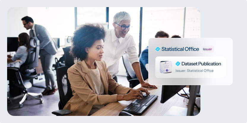 Analysts working with dataset publication records
