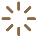 Sparkle outline icon representing teeth whitening