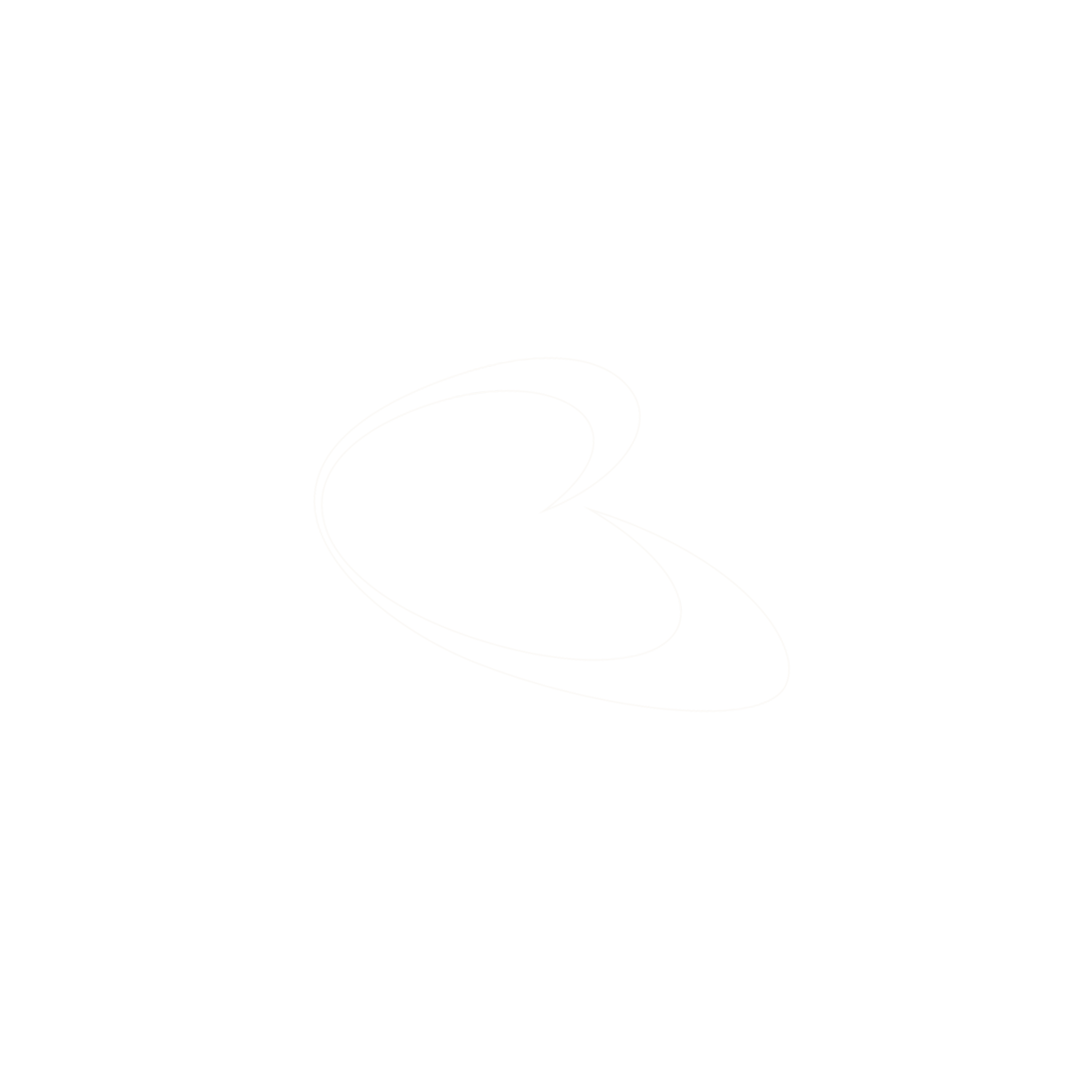 Decorative line-art swirl in the shape of the Bella Dental "B" monogram