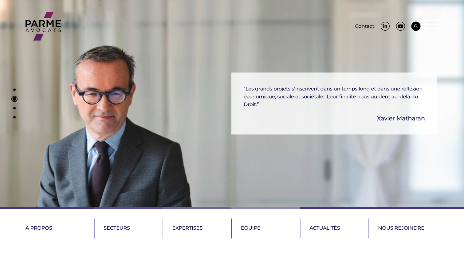 Site Parme Avocats après la refonte