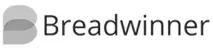 Breadwinner logo with stylized B icon and text in black on white background.