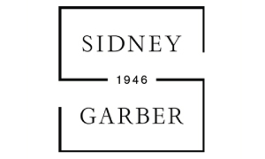 Sidney Garber brand logo featuring the text 'SIDNEY' above 'GARBER' with '1946' between them inside a rectangular frame.