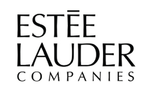 Estée Lauder Companies logo with stylized black text on a white background.
