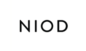 NIOD brand logo in simple black letters on a white background.