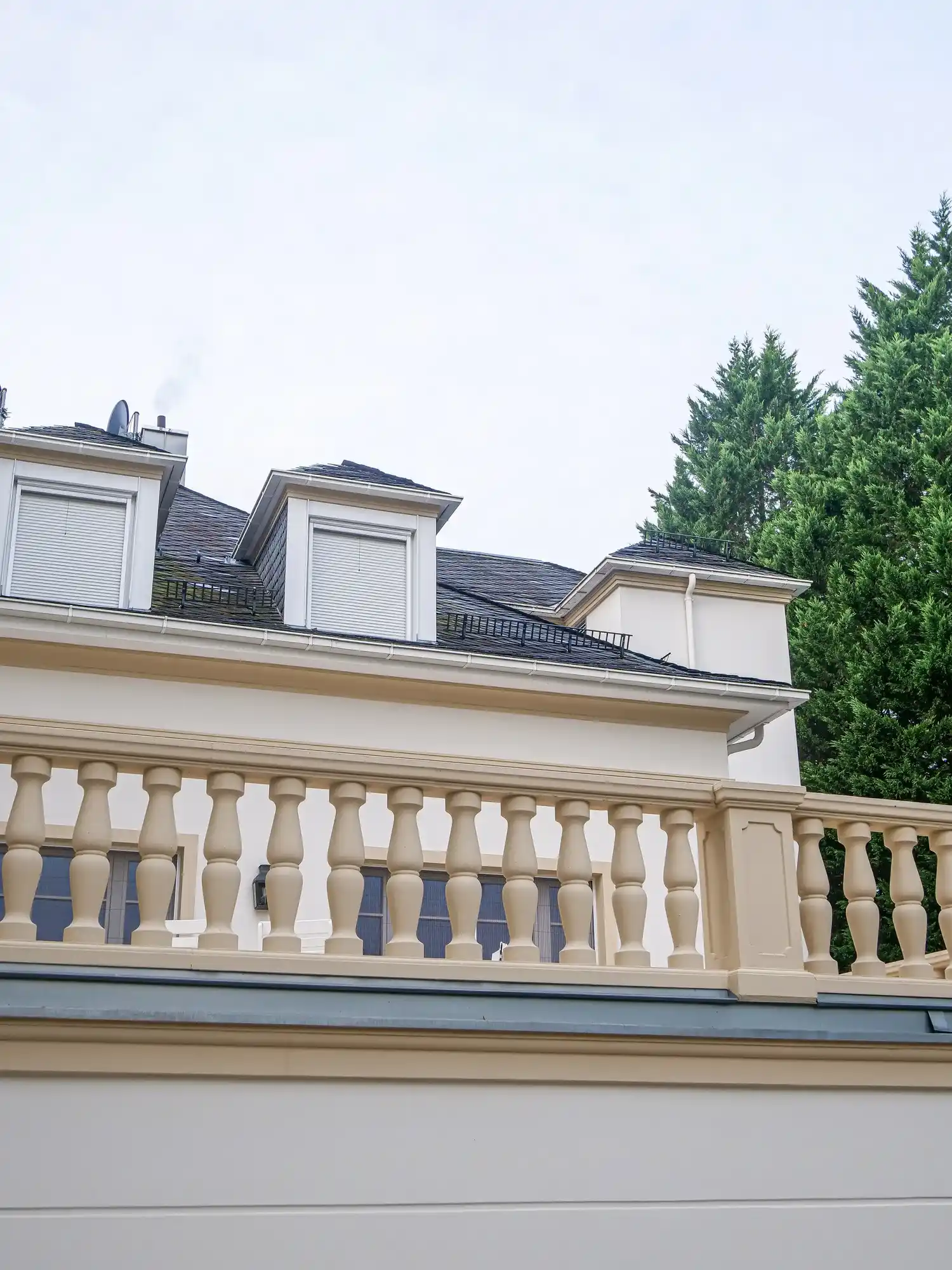 Klassische Balustrade als Handwerksdetail