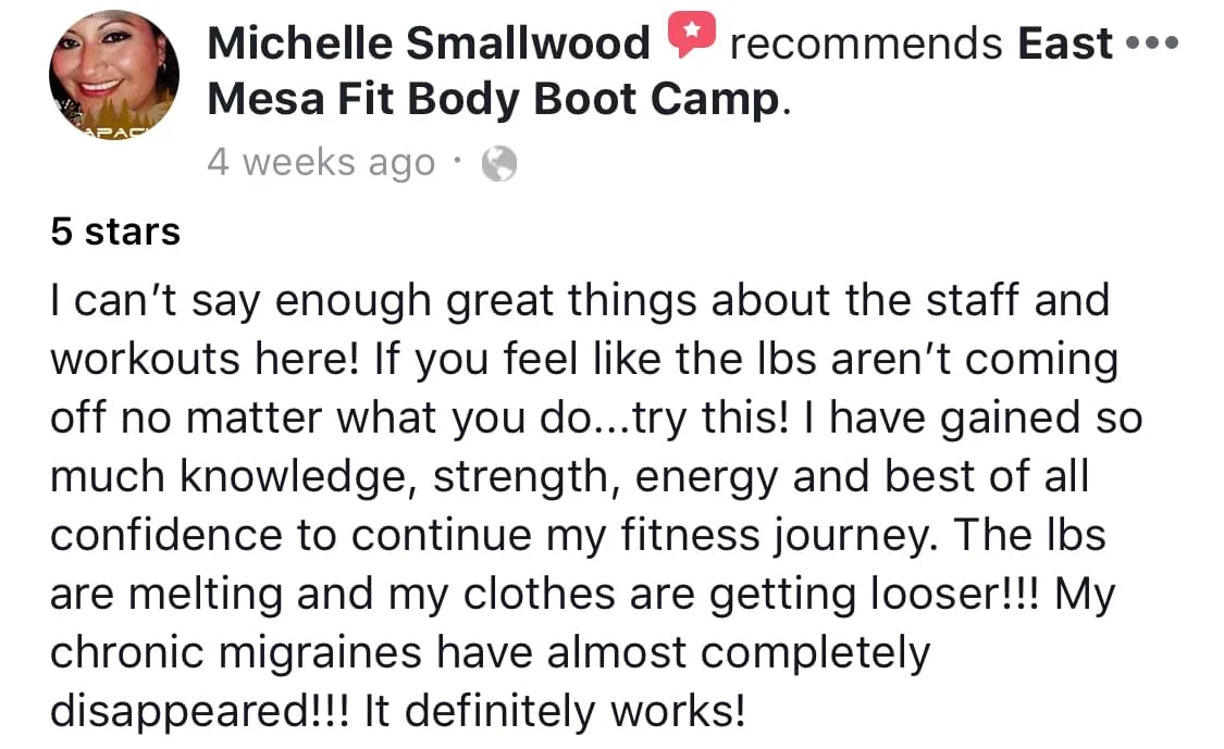 a screenshot of a client testimonial