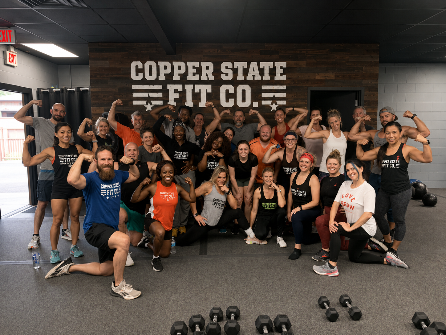 High-intensity 30-minute group workout in progress at Fit Body Boot Camp Arizona
