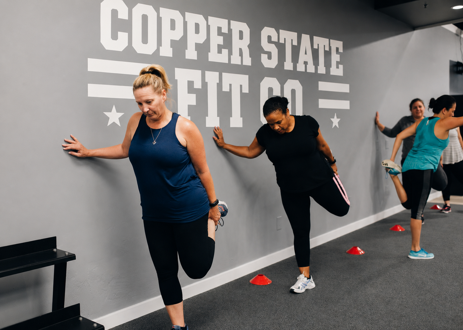 Supportive fitness community training together at Fit Body Boot Camp Arizona