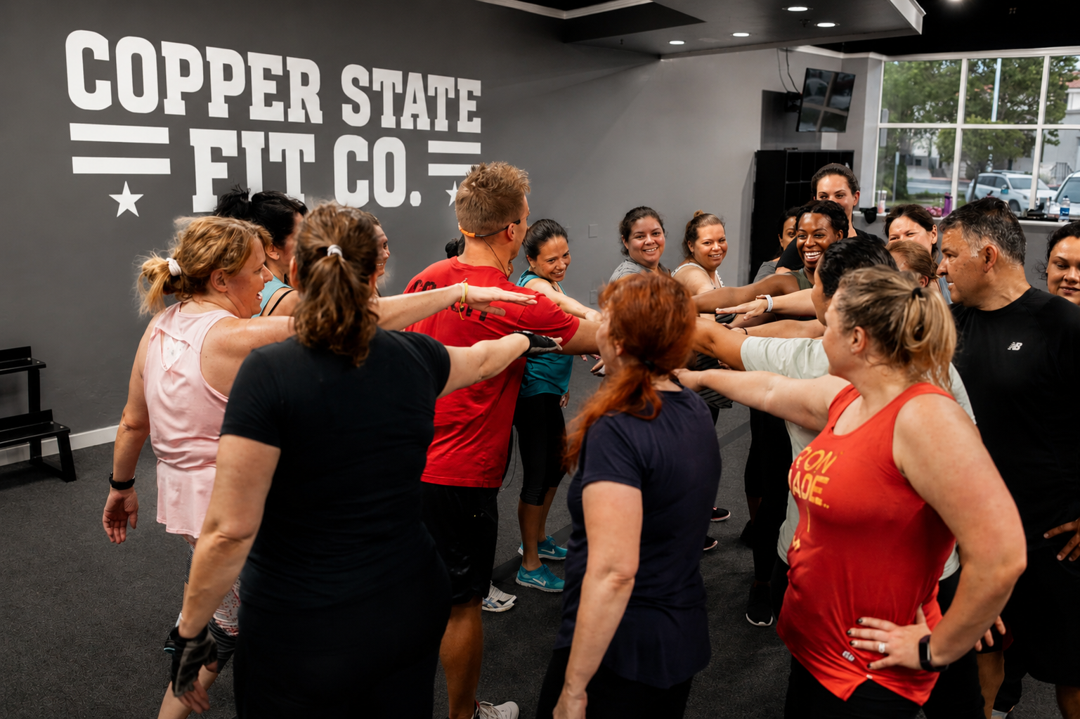 Yoga and recovery class for flexibility and injury prevention at Fit Body Boot Camp Arizona