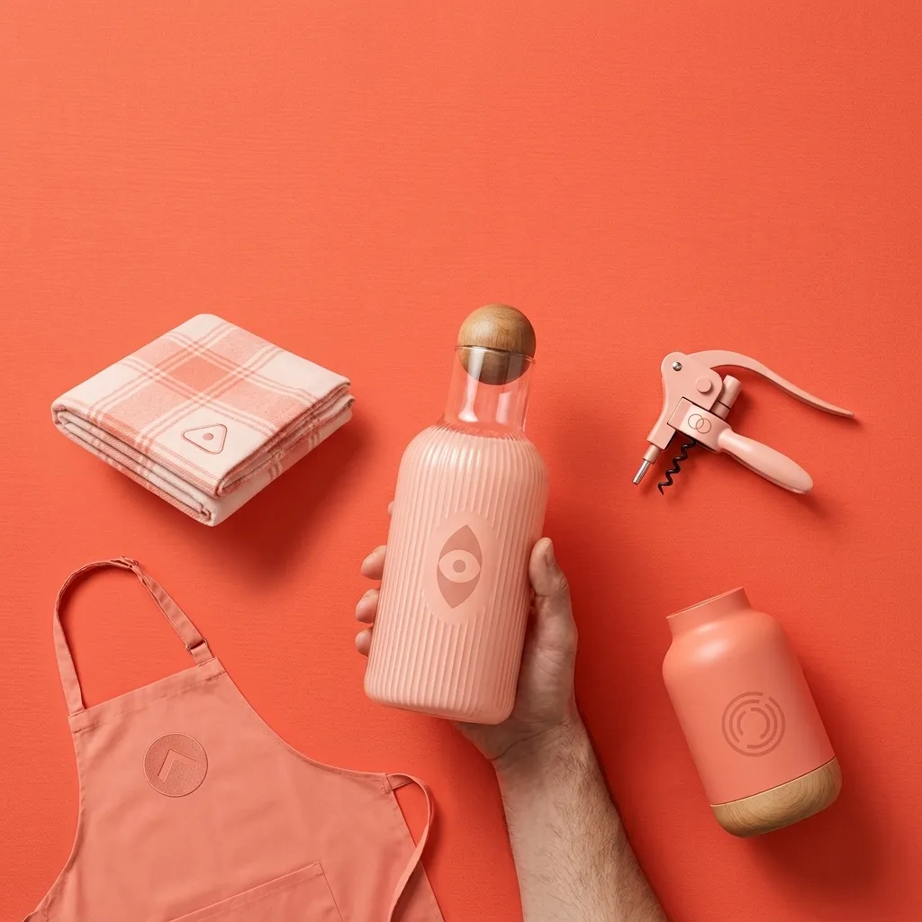 Lifestyle & Art de la table personnalisés : bougie d'ambiance, lanterne, plaid, tablier et tire-bouchon — LOGOBJET