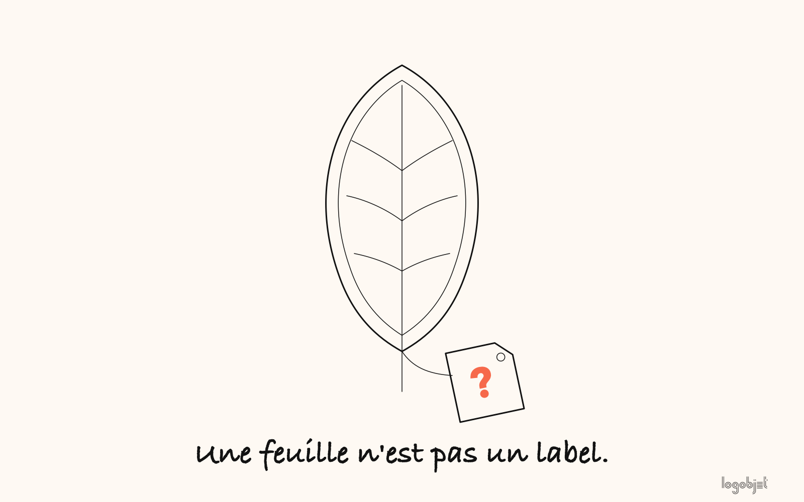 Une feuille n'est pas un label. Un pictogramme dessiné par le fournisseur non plus.
