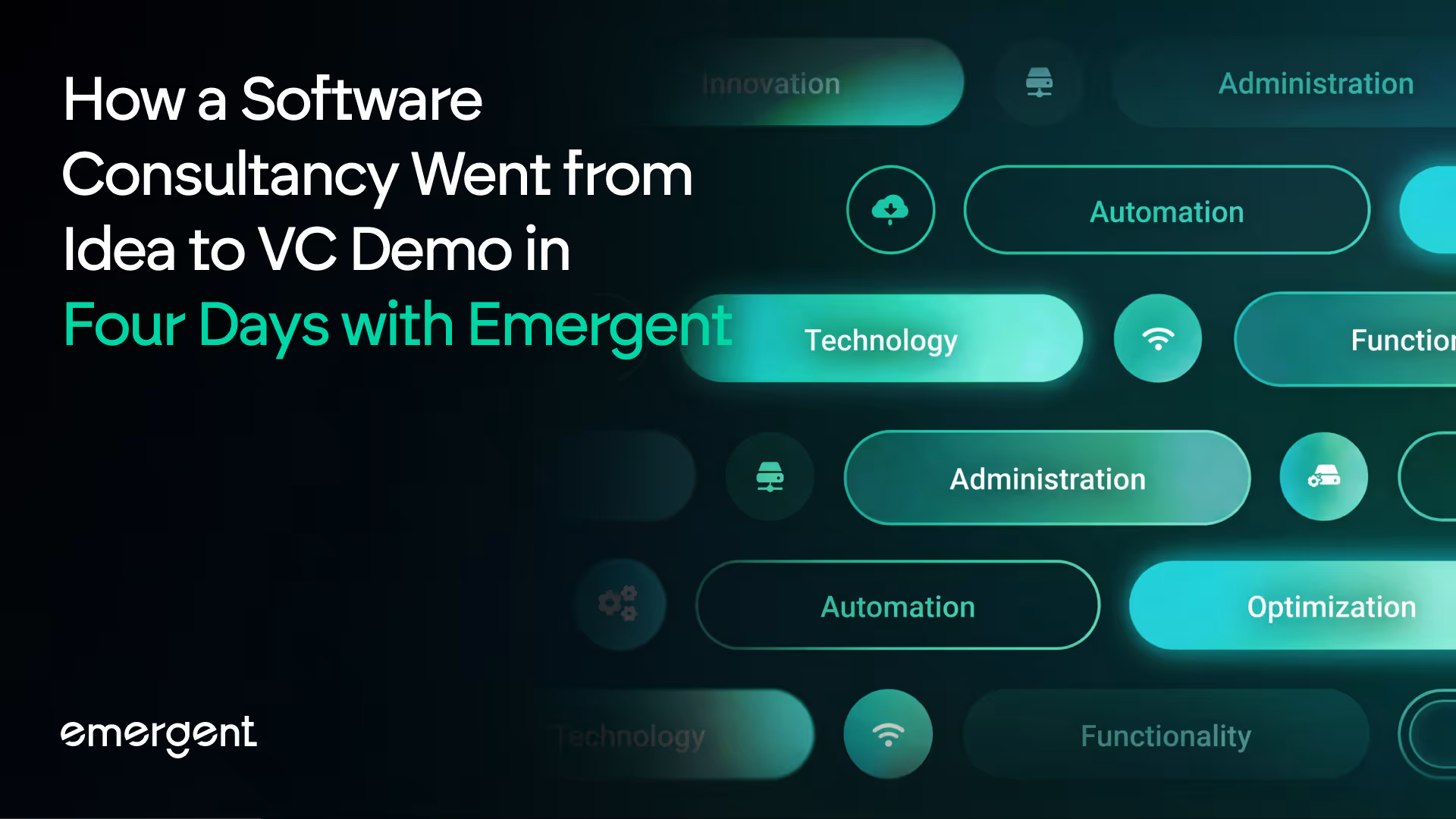 How a software consultancy idea to vc demo in four days?