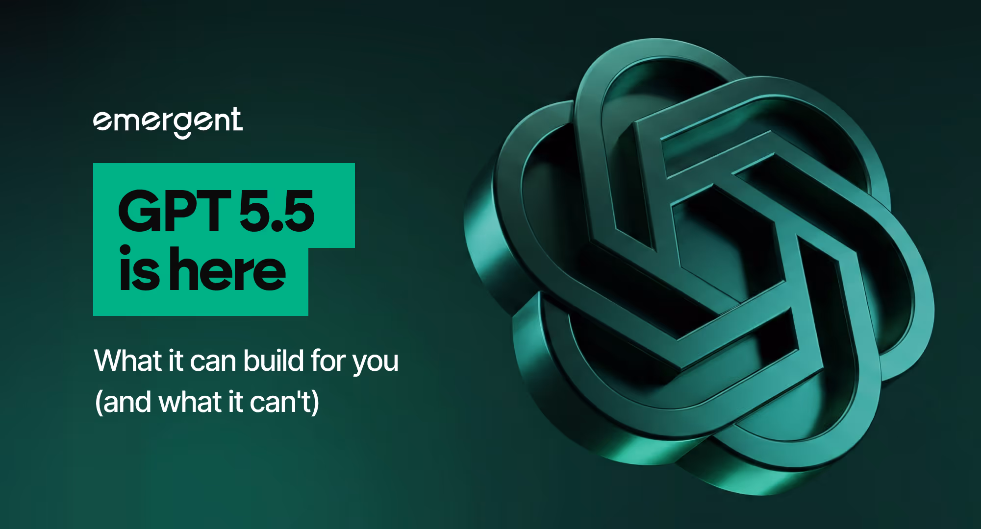 GPT-5.5 Is Here: What It Can Do, What It Can't, and What Builders Should Know