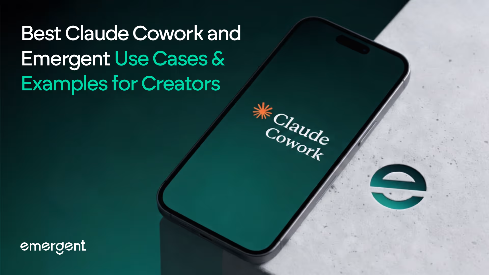 Claude Cowork and Emergent: The Two Tools Quietly Replacing How Creators Work