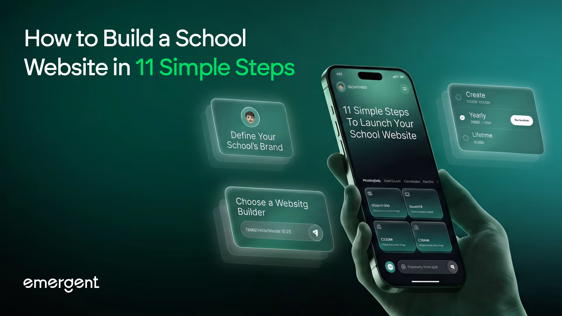 how to build a school website?