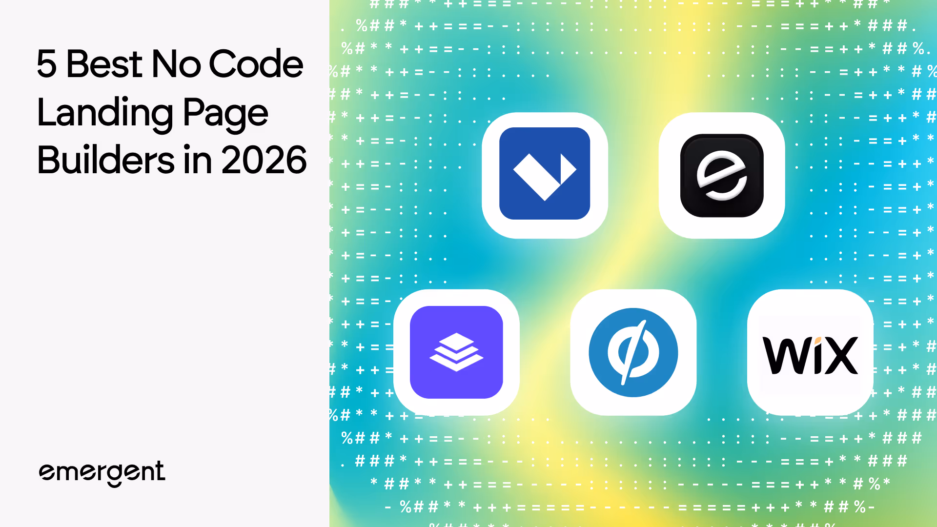 Best No Code Landing Page Builders