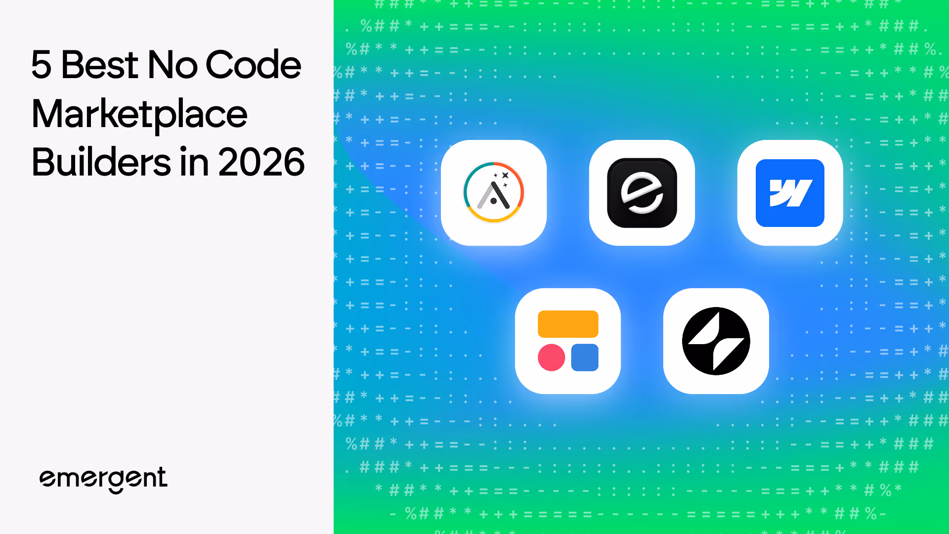 Best No Code Marketplace Builders 