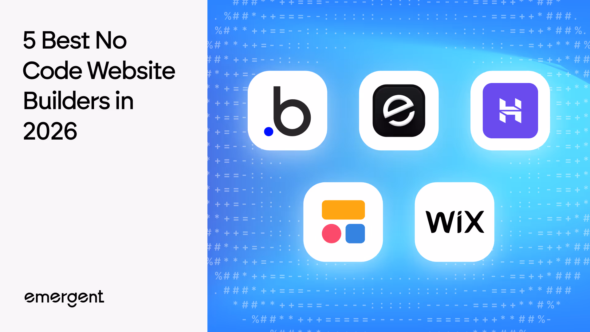 Best No Code Website Builders