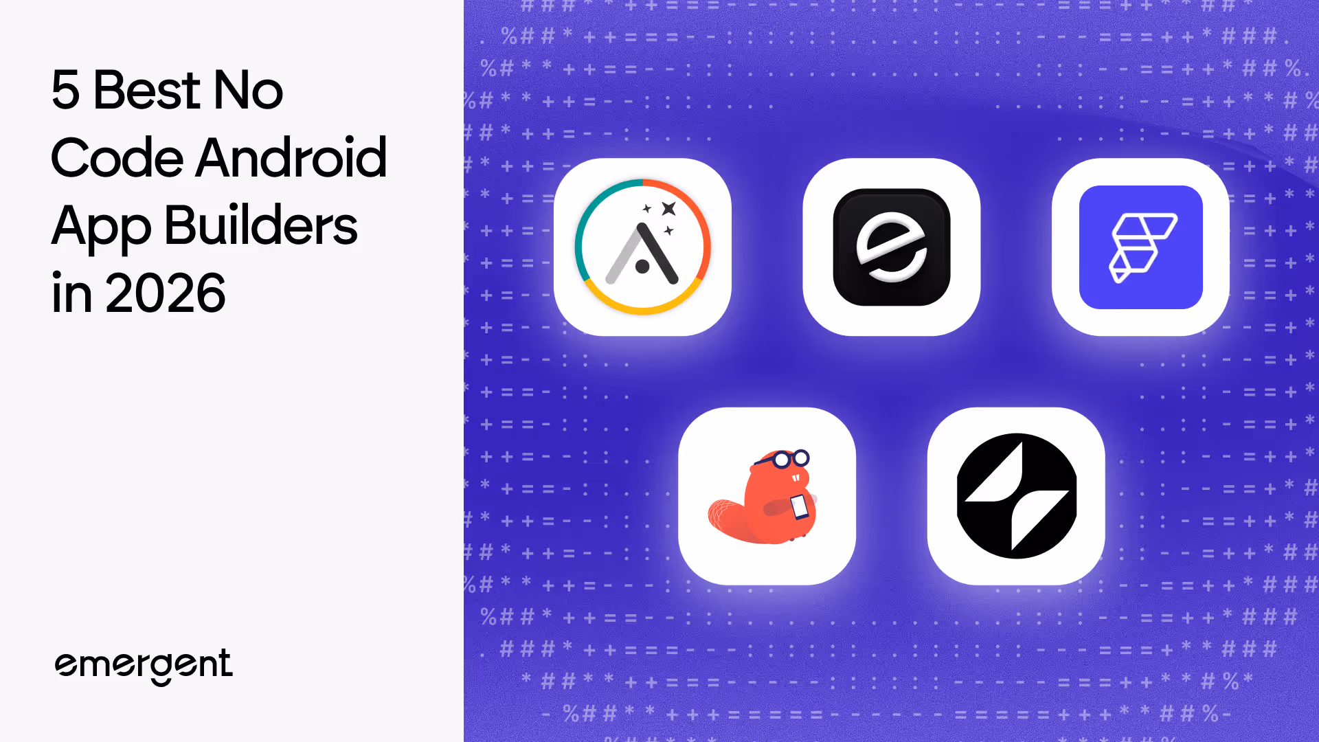 Best No Code Android App Builders